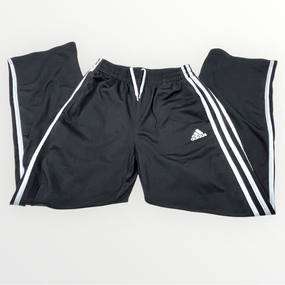 Adidas Black Track Sweatpants Boys L 14/16 - Picture 9 of 16